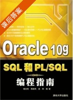 Oracle 10g SQL和PL SQL编程指南 课后答案 (杨忠民 蒋新民) - 封面